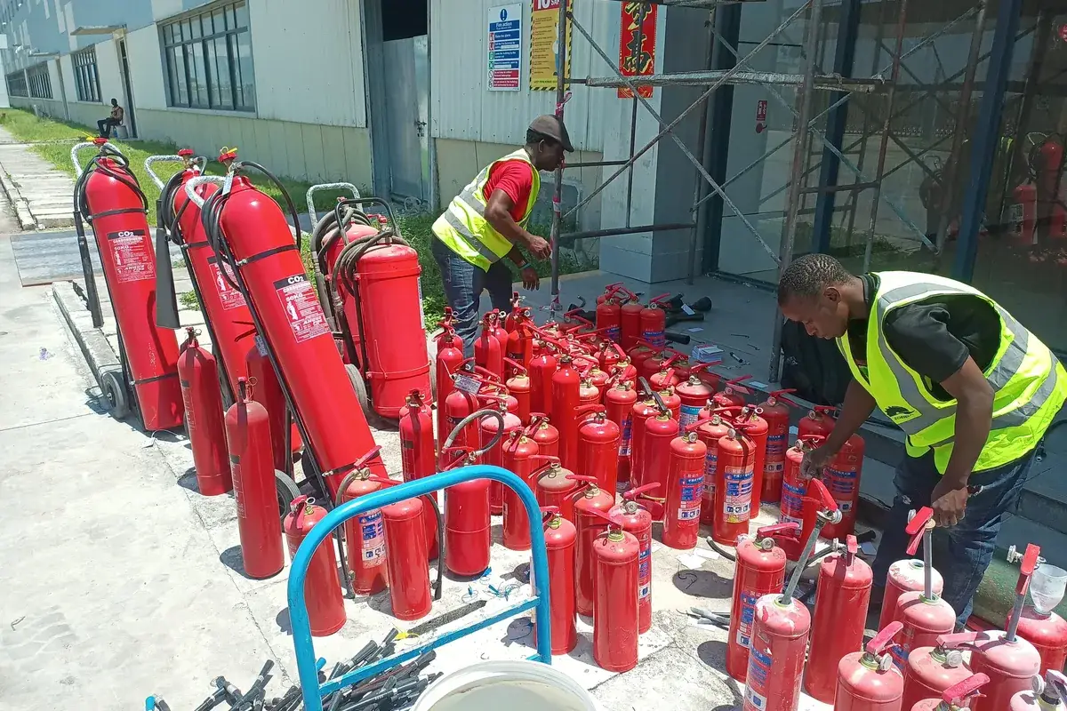 Fire detection, alarms, and suppression in Lagos